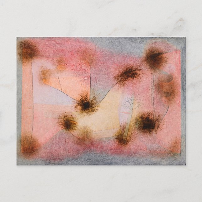 Hardy Plants - Paul Klee - Abstract Art Postcard (Front)