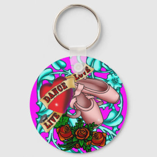 hardy_skater_vine, hardy_dance_toeshoes, hardy_... key ring