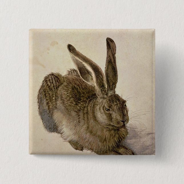Hare, 1502 15 cm square badge (Front)