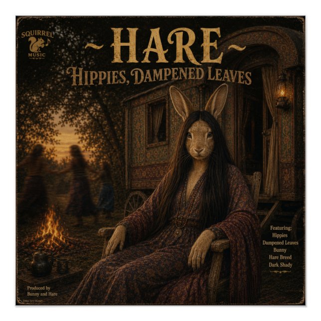Hare Album: a Parody Poster (Front)