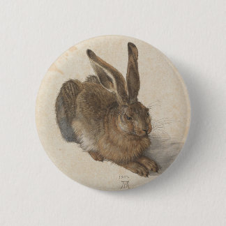 Hare by Albrecht Durer 6 Cm Round Badge