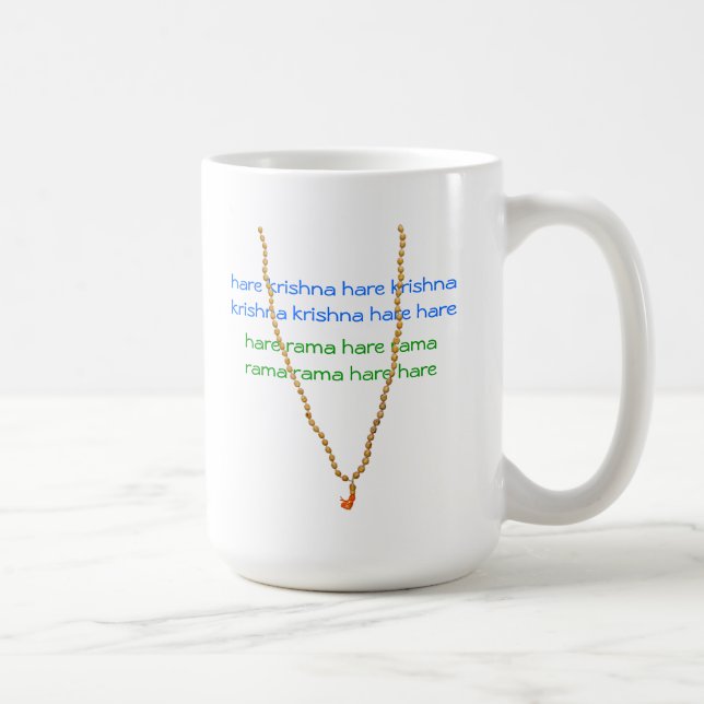 Hare Krishna Mala Rosary Mug (Right)