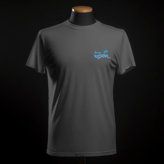 "Hare Krishna" Peacock Feather Hindu T-Shirt (Creator Uploaded)