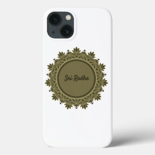 Hare Krishna - Sri Radhe - Radha Krishna flowers iPhone 13 Case