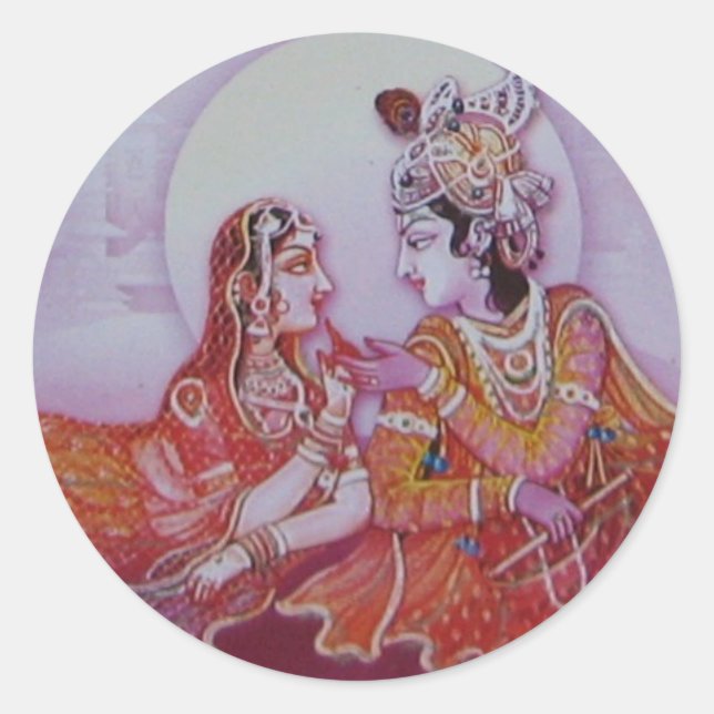 Hare Krishna Sticker (Front)