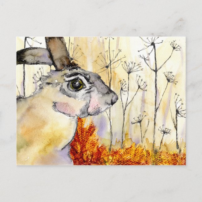 Hare post card (a388) (Front)