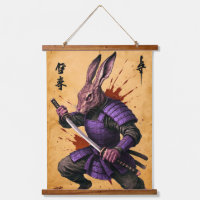 Hare Samurai - Rabbit Warrior - Japanese Ink