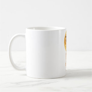 Hare Sitting Under a Harvest Moon Coffee Mug