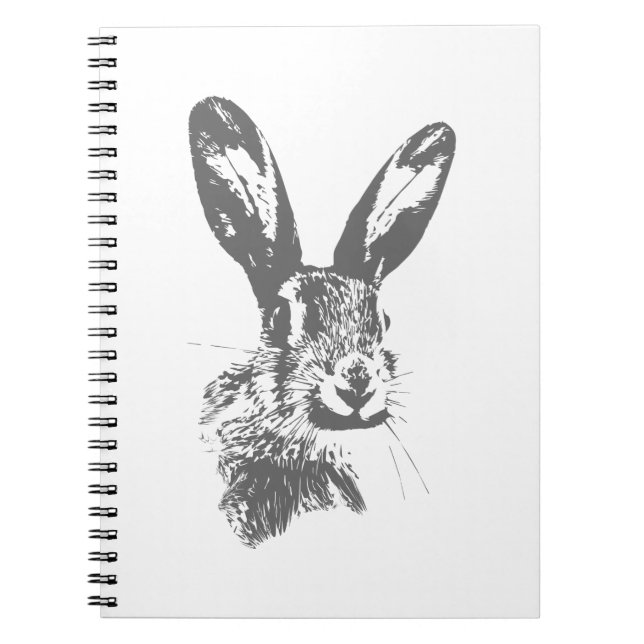 Hare Spiral Notebook (Front)