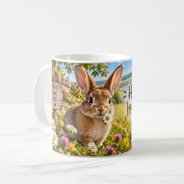 Hare Today Happy Today Mug (Front Left)