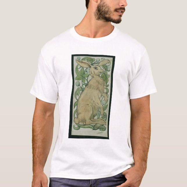 Hare (w/c on paper) T-Shirt (Front)