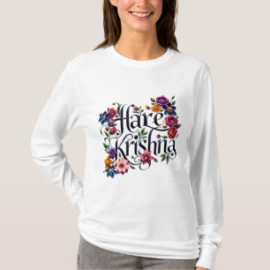 HareKrishna_d.no.1- by Maaya_Prints, Women LSleeve T-Shirt