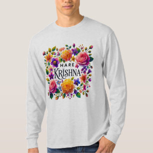 HareKrishna_d.no.2- by Maaya_Prints, Men's LSleeve T-Shirt