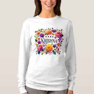 HareKrishna_d.no.2- by Maaya_Prints, Women LSleeve T-Shirt
