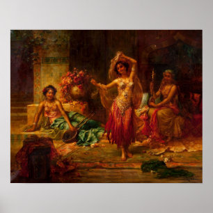 Harem Entertainers by Hans Zatzka - poster