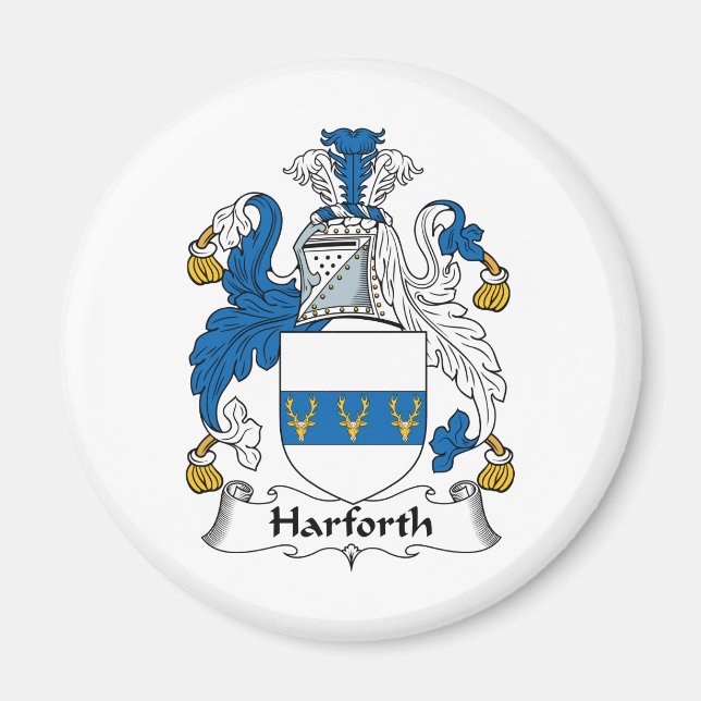 Harforth Family Crest Magnet (Front)