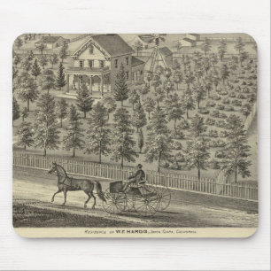 Hargis, Cheney residences Mouse Pad