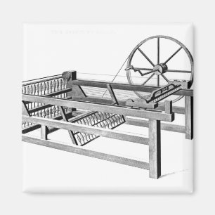 Hargreaves's Spinning Jenny, engraved by Magnet
