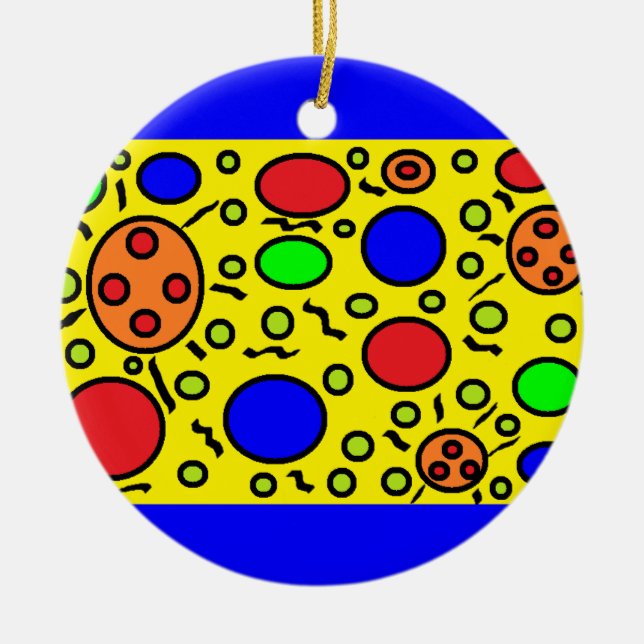 Haring Inspired Ornament (Front)