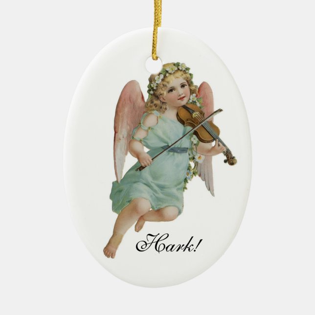 Hark! Angel Ornament (Front)