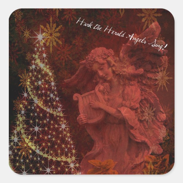 Hark the Harold Angels Sing-Sticker Square Sticker (Front)