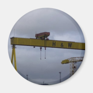 harland & Woolfe Cranes Magnet