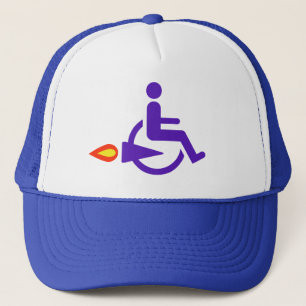 Harldy Handicapped funny Trucker Hat