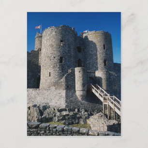 Harlech Castle, outer gate and gatehouse, northern Postcard