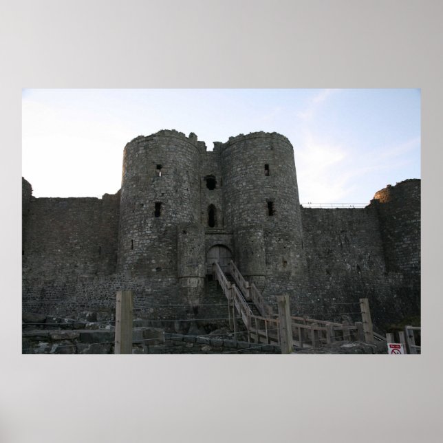 Harlech castle poster (Front)