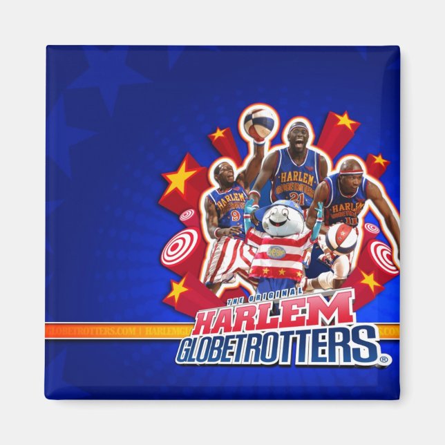 Harlem GlobeTrotter's Group Picture Magnet (Front)