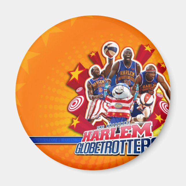 Harlem GlobeTrotter's Group Picture Magnet (Front)