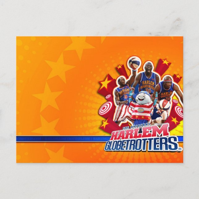 Harlem GlobeTrotter's Group Picture Postcard (Front)