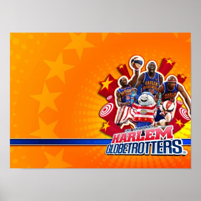 Harlem GlobeTrotter's Group Picture Poster (Front)