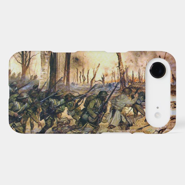 Harlem Hell Fighters Séchault H. Charles McBarron Case-Mate iPhone Case (Back (Horizontal))