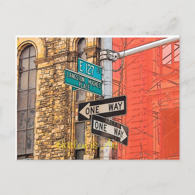 Harlem is Art post cards (Front)