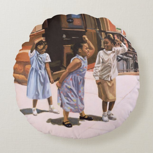 Harlem Jig 2001 Round Cushion (Front)