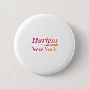 Harlem New York 6 Cm Round Badge
