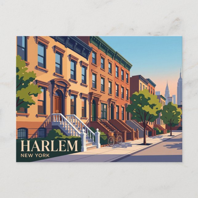 Harlem New York Postcard (Front)