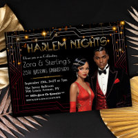 Harlem Nights African American Wedding Anniversary