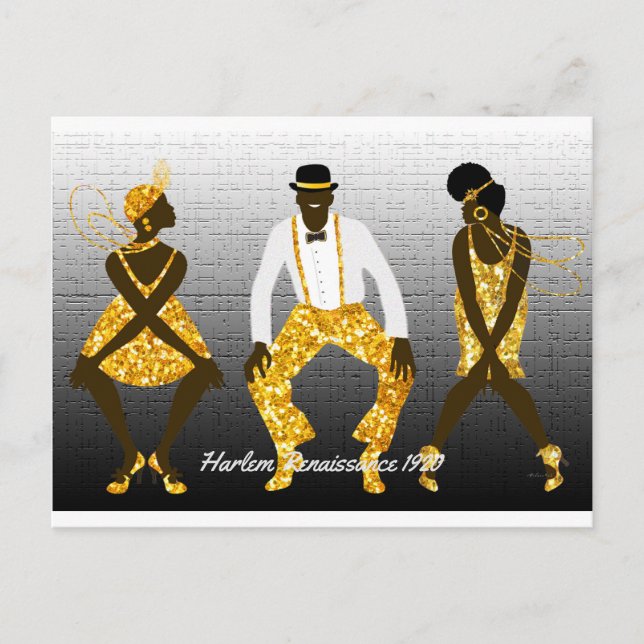 Harlem Renaissance 1920 Postcard (Front)