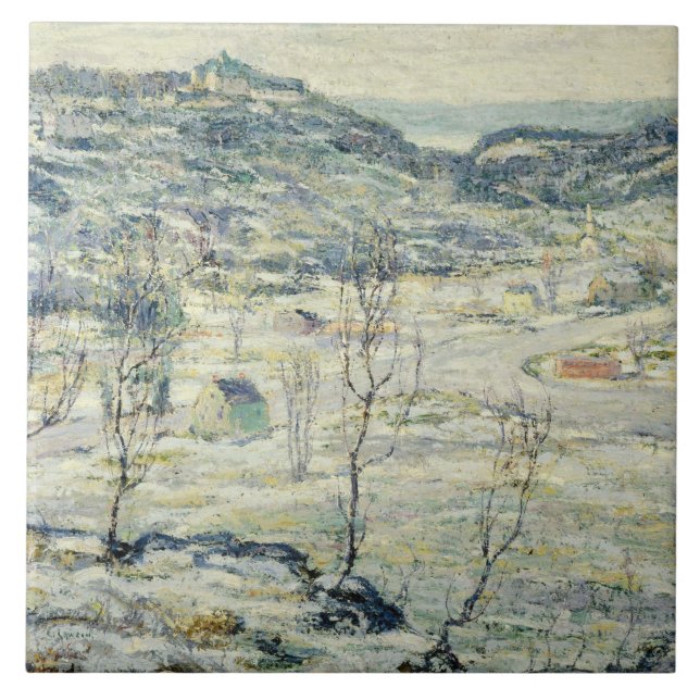 Harlem Valley in Winter (New York Scene) Tile (Front)