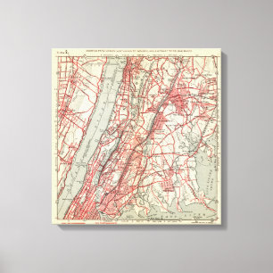 Harlem, Yonkers, Pelham Manor, New York Canvas Print