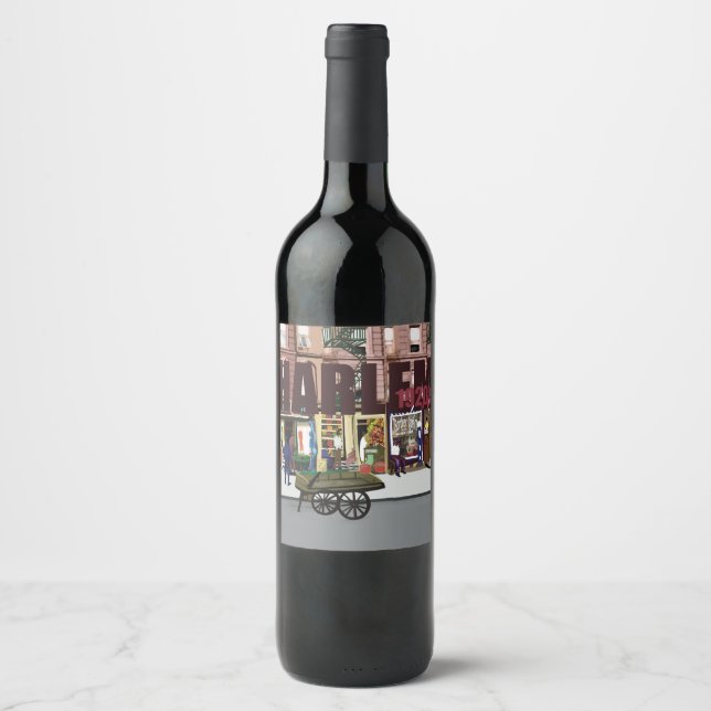 HarlemBizBoom Wine Label (Front)