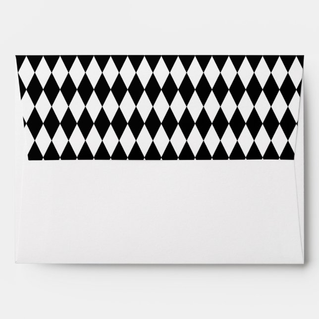 Harlequin A7 (5x7) envelope (Back (Top Flap))