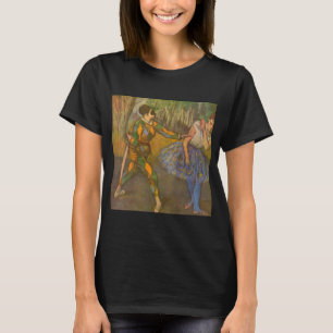 Harlequin and Columbine by Edgar Degas Vintage Art T-Shirt