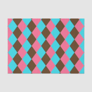Harlequin Chocolate Pastels-TISSUE WRAPPING PAPER