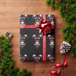 Harlequin Clown Hat Multicolor Cells  Wrapping Paper