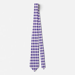 Harlequin Diamond Design Purple Pink Colours Tie