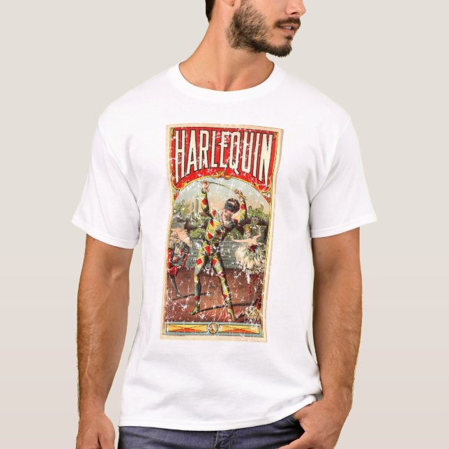 Harlequin - distressed T-Shirt (Front)