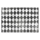 Harlequin Ephemera Black n White Wood Decoupage